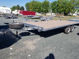 2025 METALXPERT MXP96240T, remorque plateforme en acier galvanisé 2 essieux tandem 8 pi. x 20 pi.