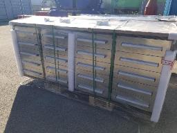 2025 CHERY-Coffre 7', 20 tiroirs,    88''x36''x24'' (Stainless)