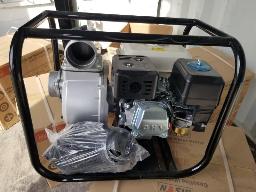 BISON-Pompe à eau 3'', moteur à essence 7HP, 55 mètres cube/hre, neuve