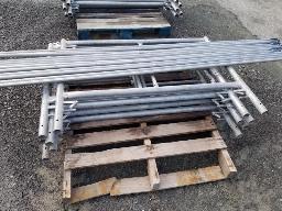 3 Ensembles d'échafaud 4'x8'x3' en acier galvanisé