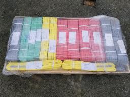 Lot de 22 élingues de longueurs et de largeurs variées