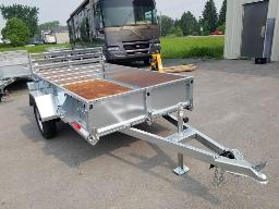 2026 METALEXPERT MX5496S, remorque en acier galvanisé à essieu simple 4.5 pi. x 8 pi.