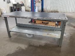 Table de travail 30''x72'' en acier