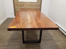 Table de conférence en bois acacia 96''x40''
