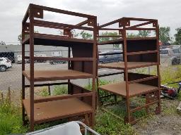 2 Étagères en acier