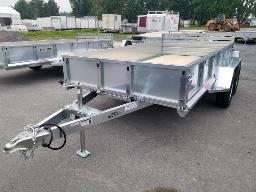 2026 METALXPERT MX72144T, Remorque en acier galvanisé 2 essieux tandem 6 pi. x 12 pi.,