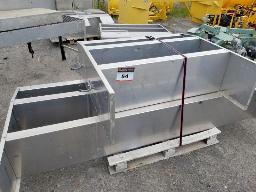 Lot  de casiers en aluminium pour camion