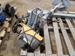 Potence de levage électrique 110 Volts, 1000 LBS