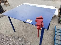 Établi en métal 36x48x32 avec étau