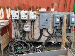 Panneau électrique avec flotteur de niveau d'eau