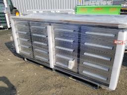 2025-CHERY-Coffre 20 tiroirs,  88''x24''x38'', stainless