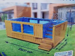 2025-Piscine 230''x95''- 20'x99pox6', 6500 lbs