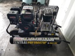 CENTRAL PNEUMATIC, Compresseur à air horizontal, 9 gallons, 212 cc, 6.5HP, 135 PSI à essence, EPA III