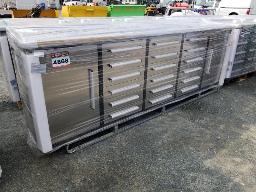 2025-CHERY-Coffre 18 tiroirs, 2 portes, 113''x24''x38'', stainless