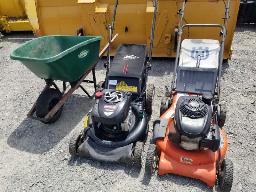 2 Tondeuses et une brouette