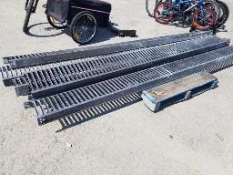 6 Rampes antidérapante en acier galvanisé longueur moyenne 10'