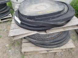 Anneaux en caoutchouc pur ajustement regard de grandeurs variées