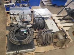 Dévidoir pour fil électrique 220 volts, dévidoir pour fil électrique 120 volts, 2 micro ondes, drive DC, power supplie