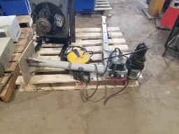 Potence 12 volts, drive DC, dévidoir, radiateur hydraulique