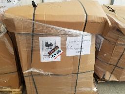 Palette de surplus de magasin non vérifié environ 23 mcx . Prévoir environ 15% de perte