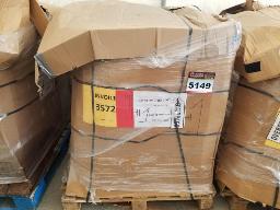 Palette de surplus de magasin non vérifié environ 17 mcx . Prévoir environ 15% de perte