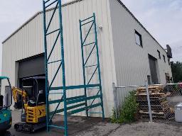 Racking 2 montants de 42''x18' et 6 barres horizontales de 5''x8'