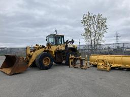 2009, KOMATSU WA380, CHARGEUSE    GODET, FOURCHES, CHASSE-NEIGE