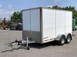 1999, REMEQ , REMORQUE FERMÉE    2 ESSIEUX