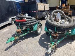 WISCONSIN 1983/1972, LOT 2 POMPES À EAU    SUR REMORQUE