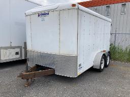 2010, UNITED VEH712TA35, REMORQUE FERMÉE    2 ESSIEUX