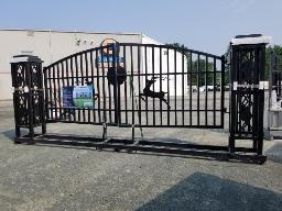 Portail 20' (chevreuil), 2 sections de 10' v, neuf