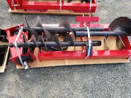 Tarière 8'' + 12'' + 16'' attache skid steer