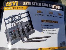 2025 GIYI GY-CYHC Carcan 36'' + Fourche à déplacement latéral 30'' pour chargeur