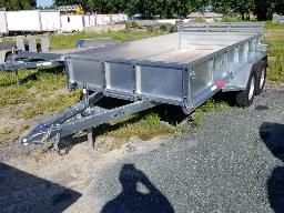 2026 METALXPERT MX72144T, Remorque en acier galvanisé 2 essieux tandem 6 pi. x 12 pi.,