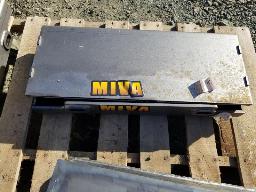 2 plaques montage pour skid steer 10''x24 1/2''