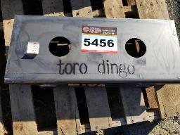 2 plaques montage pour skid steer 10''x24 1/2''