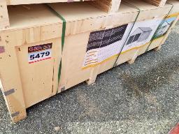 Garage en acier NEUF 23'x22' couleur crème, porte non incluse