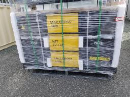 Coffre 3 tiroirs noir NEUF - 2 portes, 60''x21''x36''