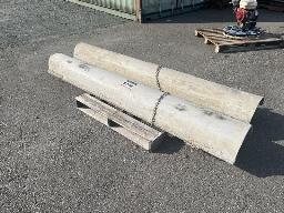 2 Rallonges pour camion à béton