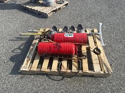 2 pompes et accessoires pour scellant à béton