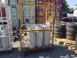 6 réservoirs propane pleine avec cage de sécurité