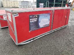 Abris 30'x65'x15' simple trust toile 300g PE