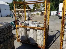 7 réservoirs propane pleine + cage sécurité