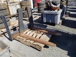 Ensemble fourche 6''x48''x2 1/2 d'épaisseur avec carcan