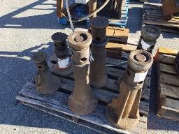 Lot de 6 chandelles à vis