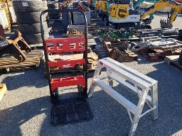 Diable milwaukee + petit escabeau