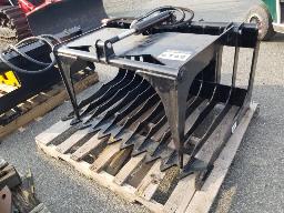 Grappin à bois 44'' de large arrache skid steer pour mini chargeur