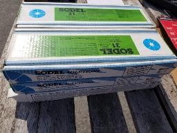 Lot d'électrodes acier doux, Sodel 31 - 6 boites