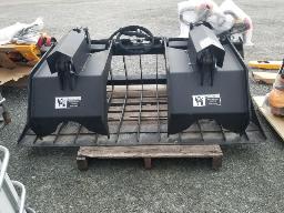 Pince a billot attache skid steer