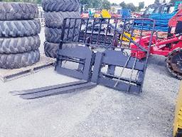 Carcan avec fourche de 5''x60'' attache Caterpillar télescopique